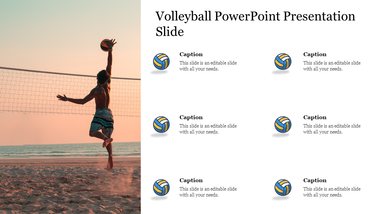 presentation templates volleyball